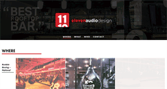 Desktop Screenshot of elevenaudiodesign.com